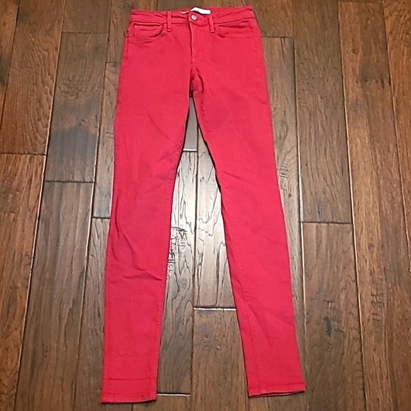Joe's women's red "The Skinny" fit jeans size 26 - Picture 1 of 11